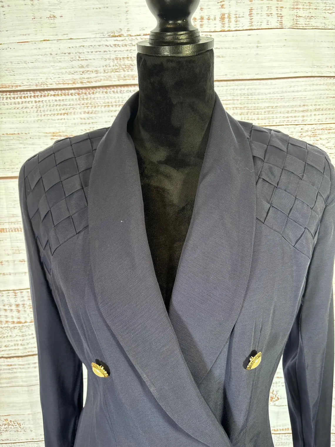 Navy John Robert's Coat Dress | Size 9/10