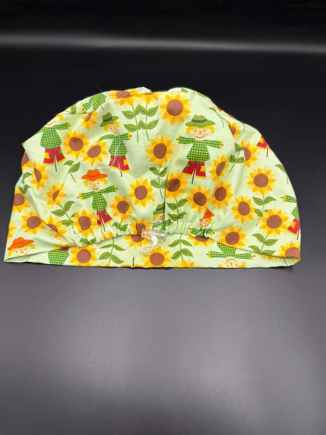 Scarecrow Print Adjustable Scrub Cap