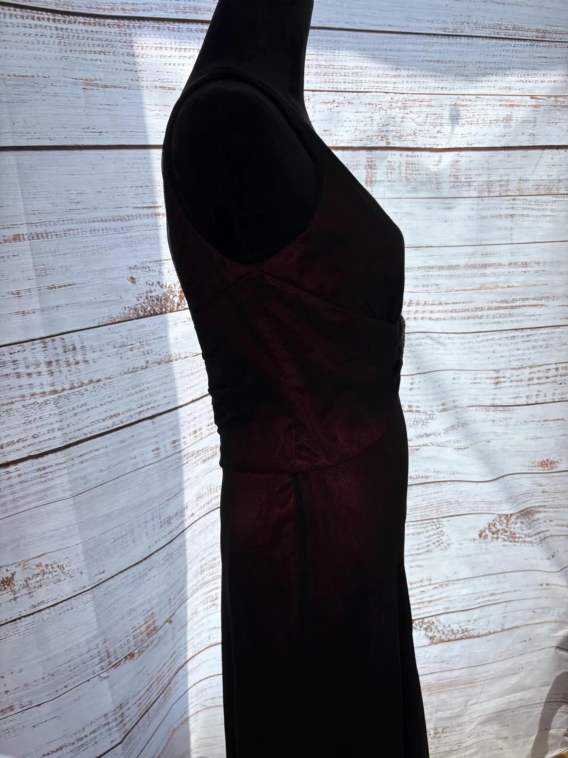 Black And Red Jones New York Shimmer Dress | Size12