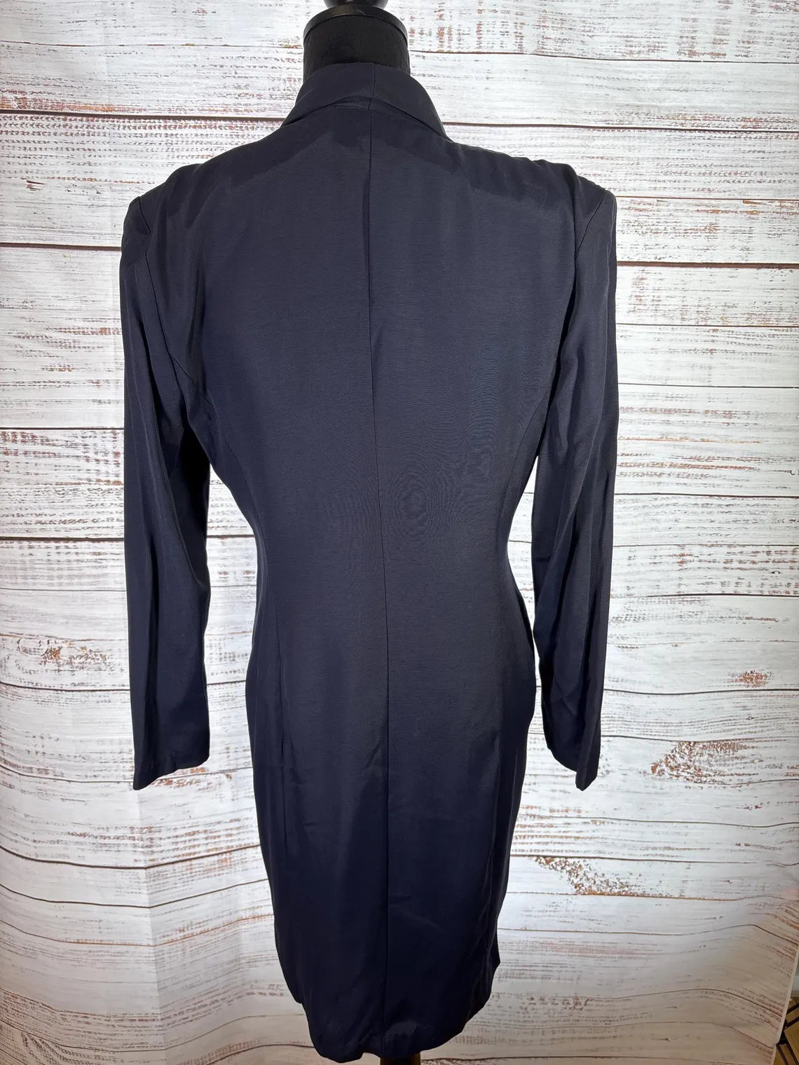 Navy John Robert's Coat Dress | Size 9/10