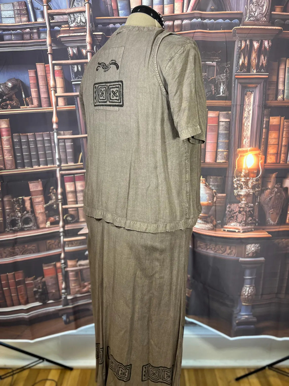 Country Wear Casuals 2pc Maxi Dress & Vest Set | Size L