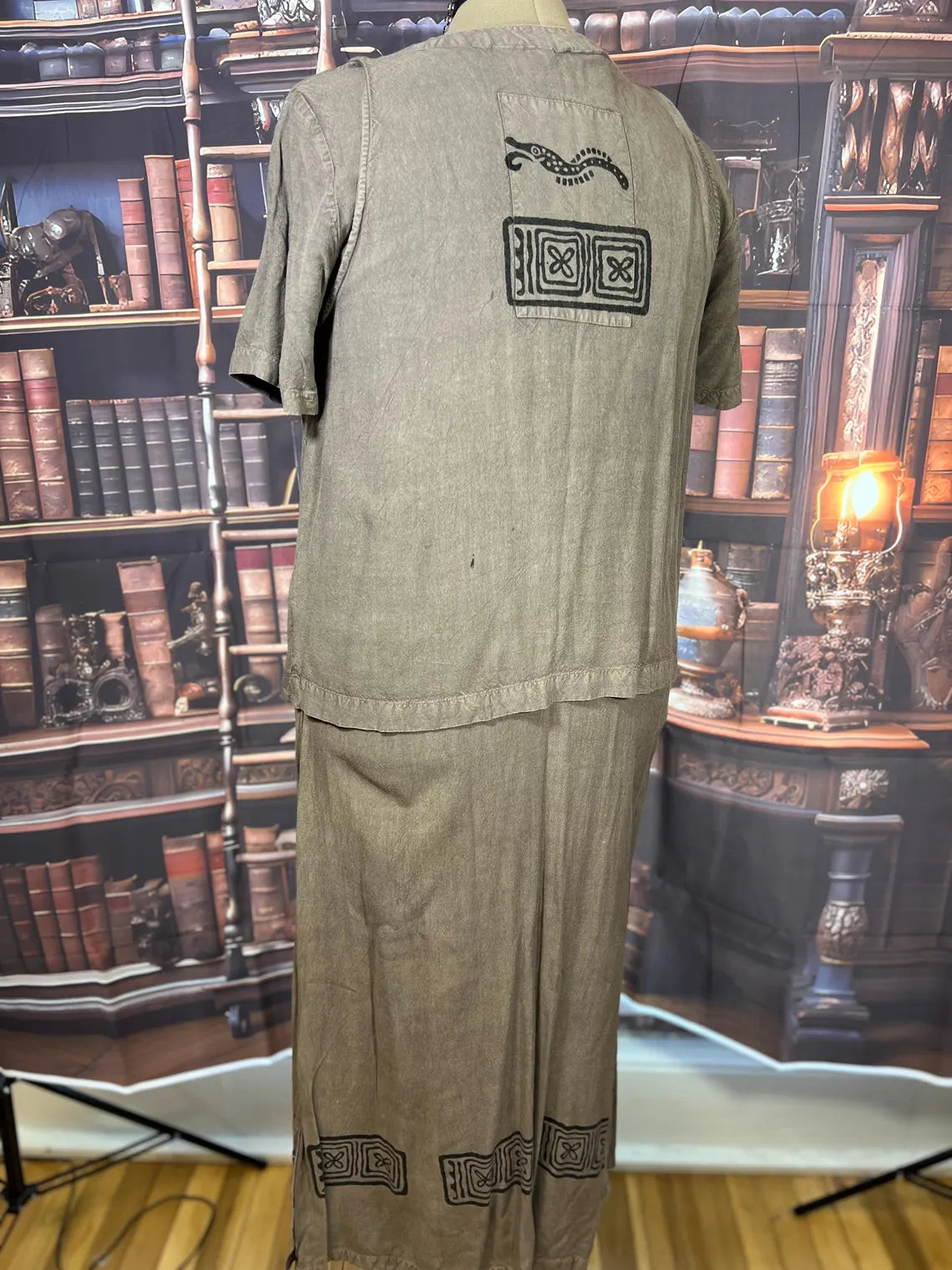 Country Wear Casuals 2pc Maxi Dress & Vest Set | Size L