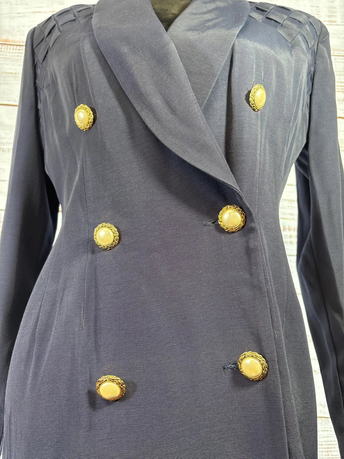 Navy John Robert's Coat Dress | Size 9/10