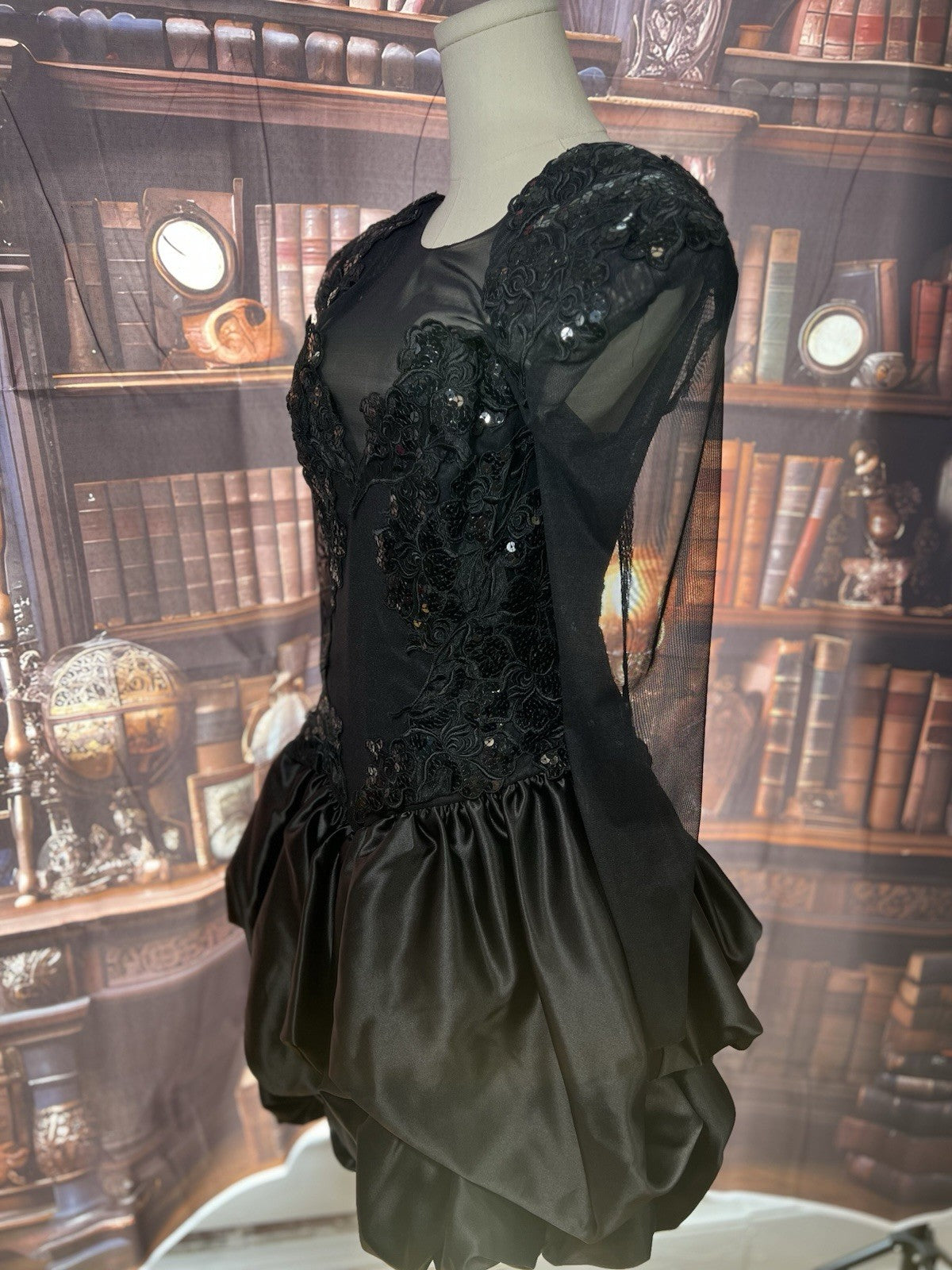 Lillie Rubin Black Cocktail Dress | Size 6