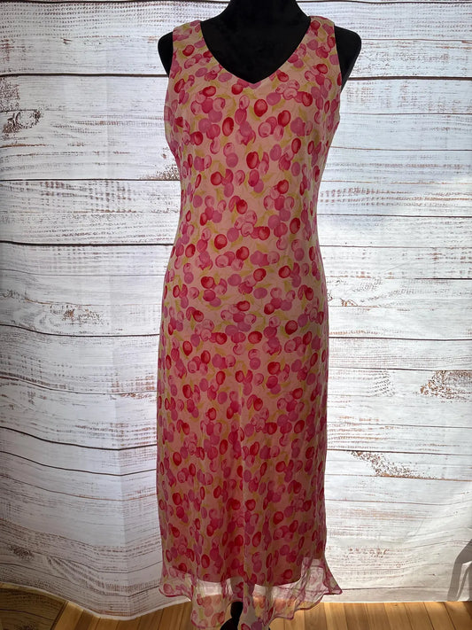 Sheri Martin Cherry Print Dress | Size 8
