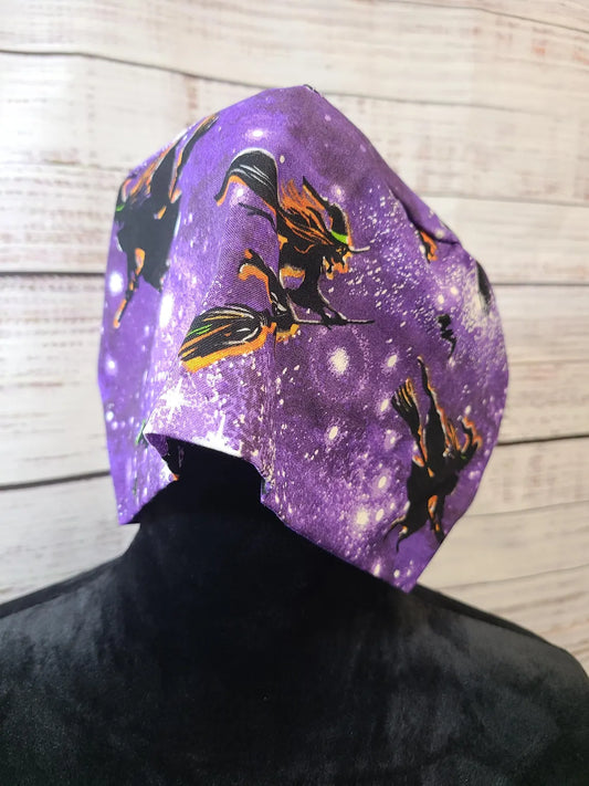 Purple Witch Cotton Scrub Cap