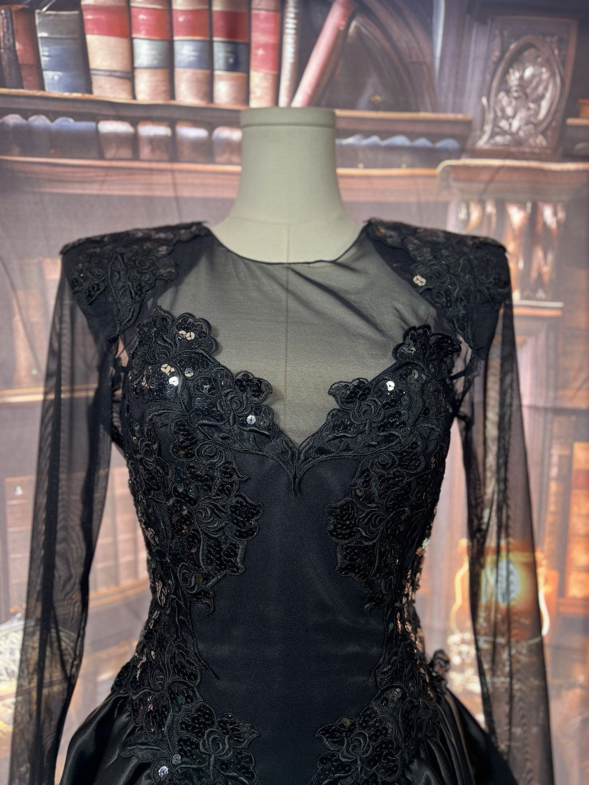 Lillie Rubin Black Cocktail Dress | Size 6