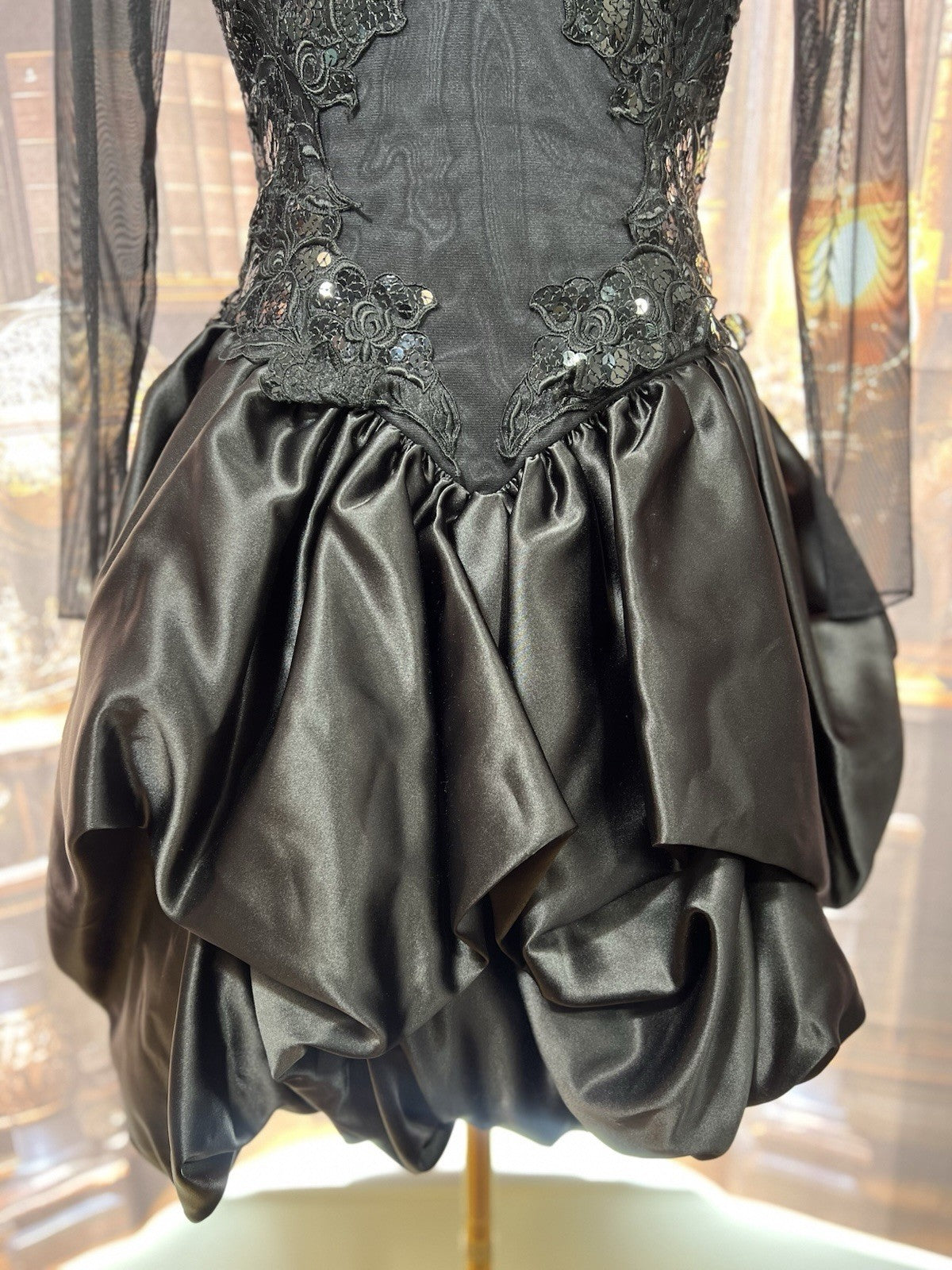 Lillie Rubin Black Cocktail Dress | Size 6