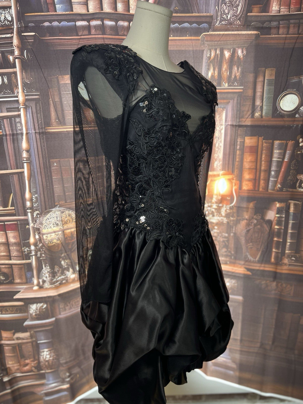 Lillie Rubin Black Cocktail Dress | Size 6