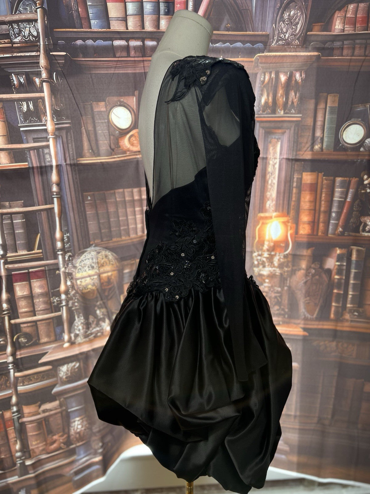 Lillie Rubin Black Cocktail Dress | Size 6