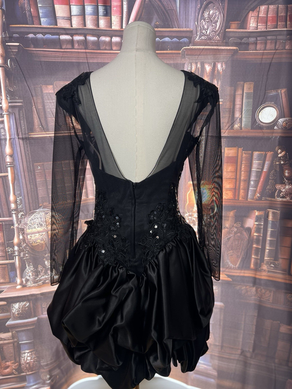 Lillie Rubin Black Cocktail Dress | Size 6