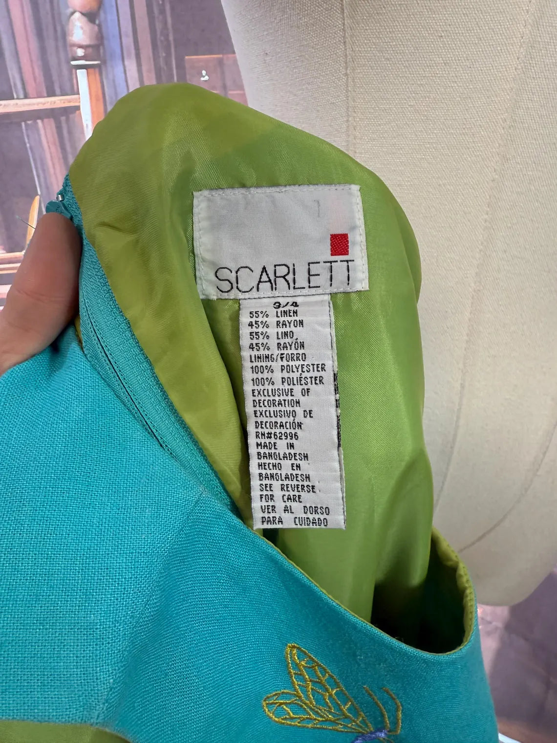 Scarlett Dragonfly Maxi Dress | Size 3/4